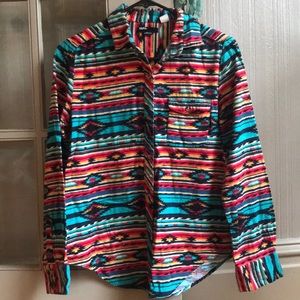 BDG Aztec Print Flannel